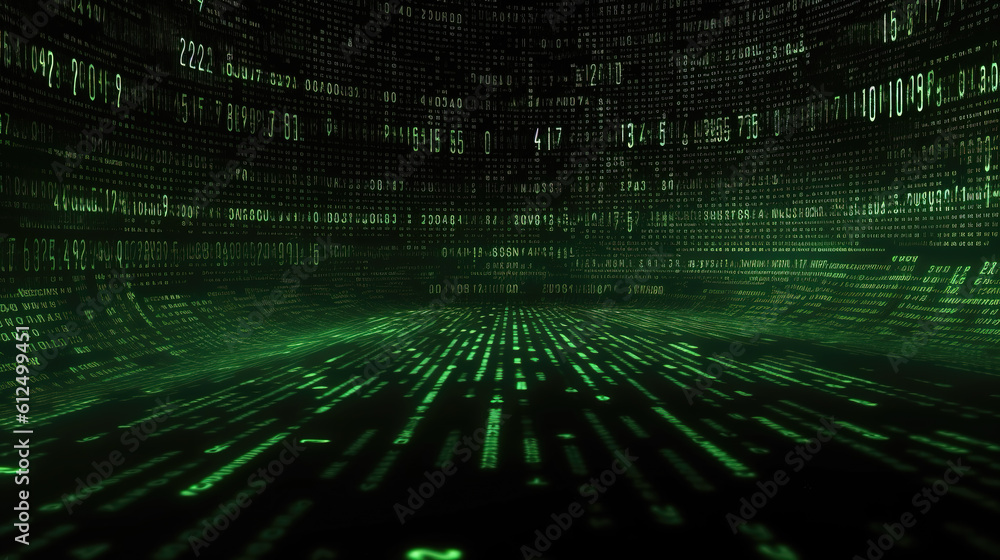 a matrix horizontal line artwork, ai generated image a matrix horizontal line artwork, ai generated image