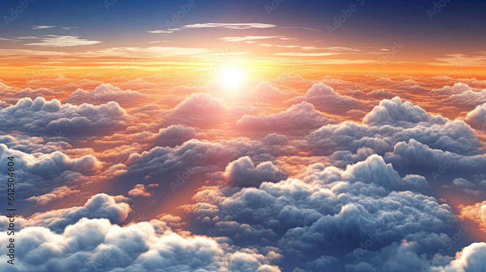 above the clouds by AI