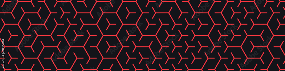 Hexagonal Maze pattern abstract illustration Hexagonal Maze pattern abstract illustration