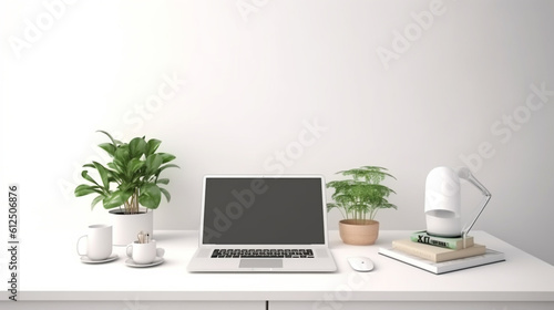 Photo electronic device homepage is seen on a computer screen © pikview