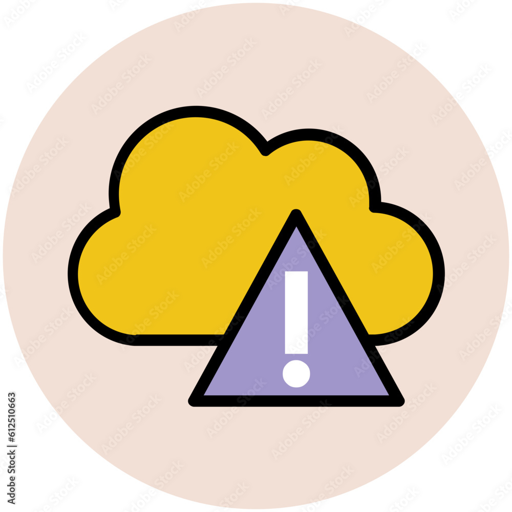 Trendy circular icon of cloud server Trendy circular icon of cloud server