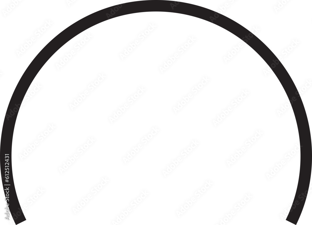 Semicircle arc Circle Semicircle arc Circle