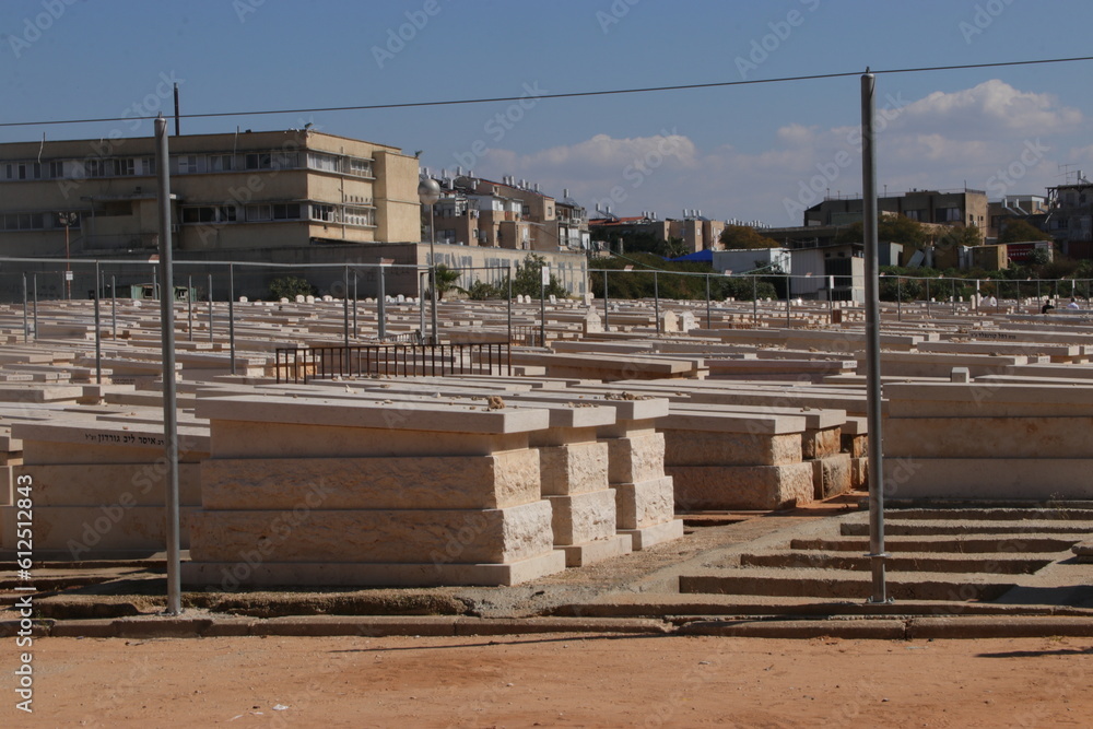Orthodox Jewish cemetery Zichron Meir Cemetery Bnei Brak Israel 08222022