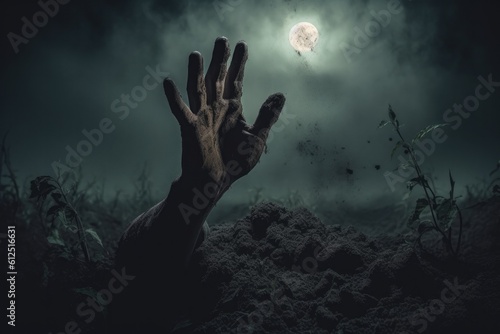 Zombie Hand with Coming out...