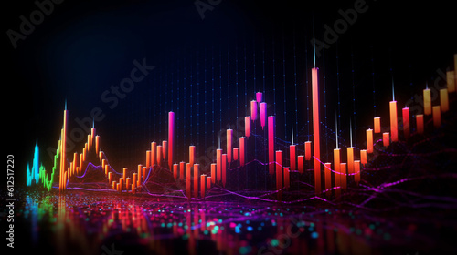 Colourful Dynamic Stock Chart