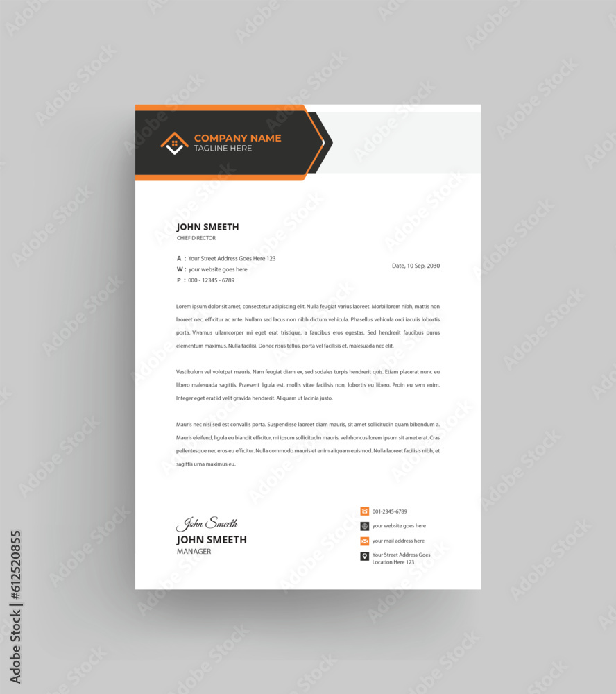 Mortgage house for sale Company Business Style Letterhead Design Vector Template For Your Project. Gardening Simple And Clean Print Ready.