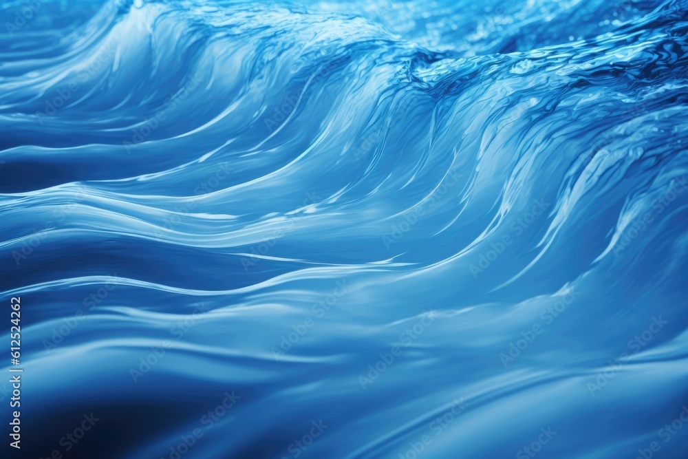 A summer blue wave abstract or a genuine rippling water texture may be used as a background. Generative AI A summer blue wave abstract or a genuine rippling water texture may be used as a background. Generative AI