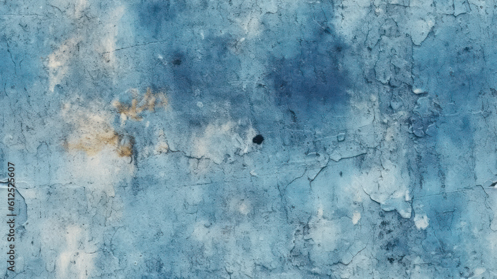 Old concrete wall with grainy texture in blue Old concrete wall with grainy texture in blue
