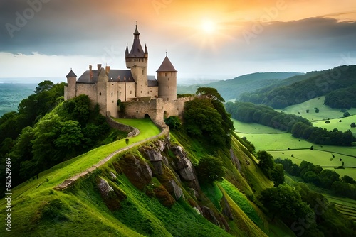 view of the castle of valley country