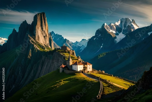 swiss mountains landscape