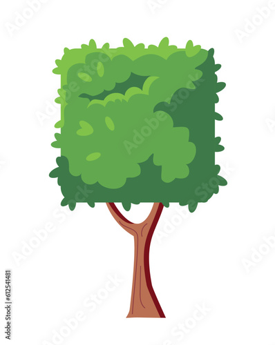Green tree vector illustration