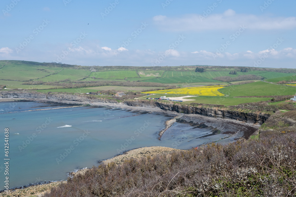 Kimmeridger Bay on the Jurassic coast in Dorset Kimmeridger Bay on the Jurassic coast in Dorset