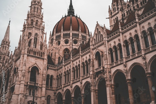 Canvas Print European architecture in Hungary