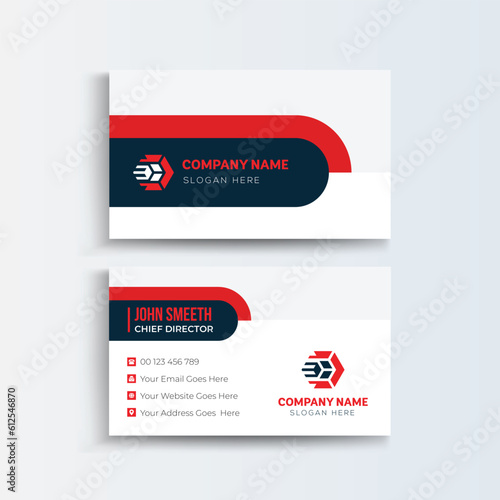 Moving Business Card –corporate business card Template modern and Clean design. House and Clean Business Card Template