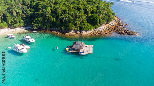 Obraz na plátně Aerial Drone View of Ilha Grande, Rio de Janeiro, Brazil
