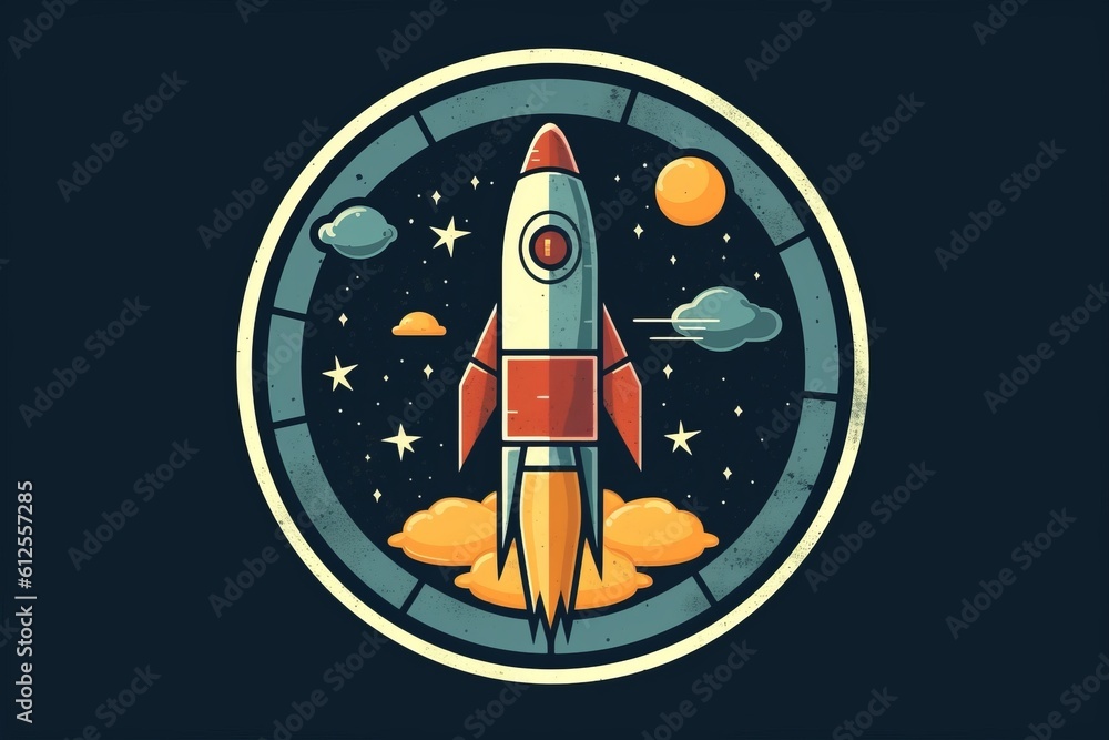 ロケットのアイコン,Generative AI AI画像 ロケットのアイコン,Generative AI AI画像
