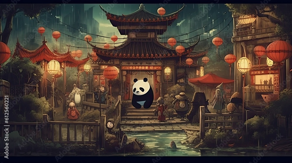 Ancient Panda City 