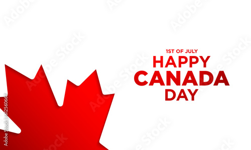 Canada Day Background Design.