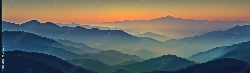 a mountain top, a breathtaking sunrise unfolds before your eyes, filling the sky with a symphony of colors