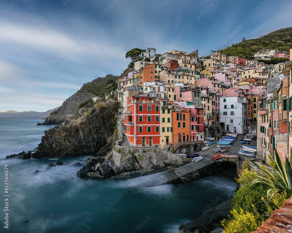 Beautiful shot of Cinque Terre National Park in Italy