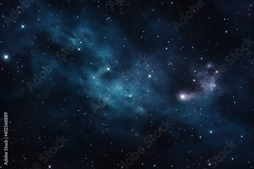Stars and galaxy outer space sky night universe black starry background of shiny starfield | Generative AI 
