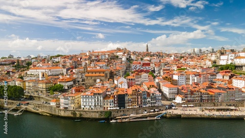 Beautiful view of the cityscape on the coast of Douro river in Port, Portugal © Epic Life Flashes/Wirestock Creators