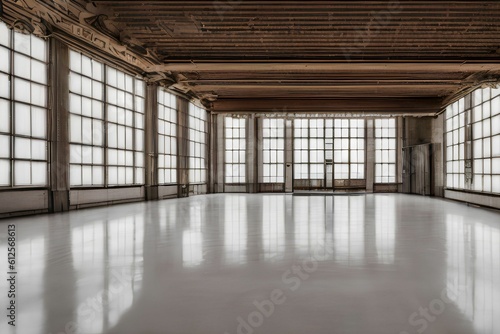 Beautiful shot of an empty sport room of school