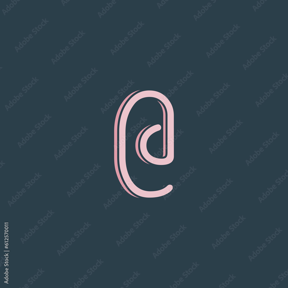 Commercial at(@) initials font logo design for vector, icon, company, business, branding, and others Commercial at(@) initials font logo design for vector, icon, company, business, branding, and others