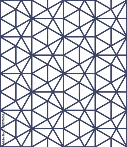 Geometric pattern with triangle style