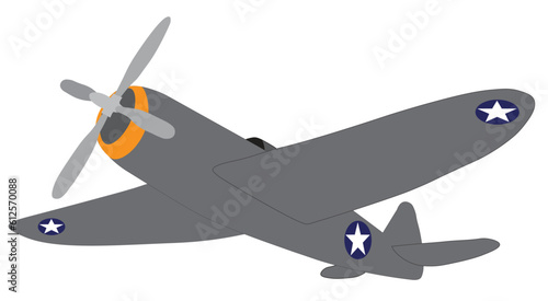 bush plane flying line art vector