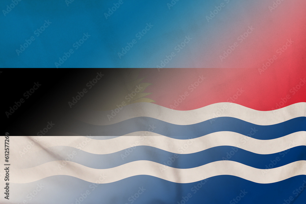 Estonia and Kiribati government flag transborder relations KIR EST