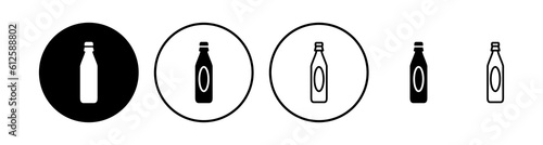 bottle icon vector. bottle icon in trendy flat design