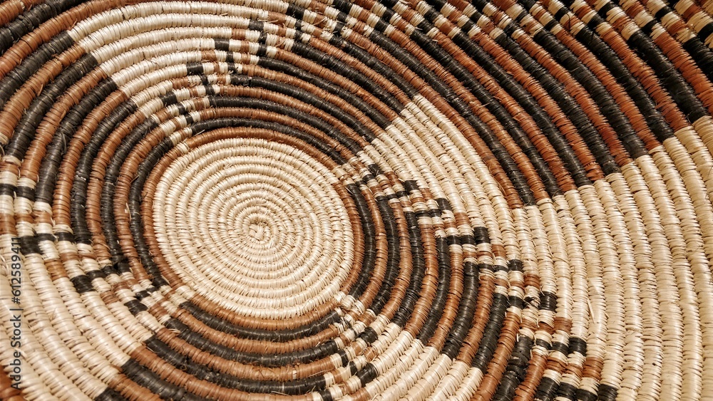 Naklejka premium Detail of Seri Indian Basket