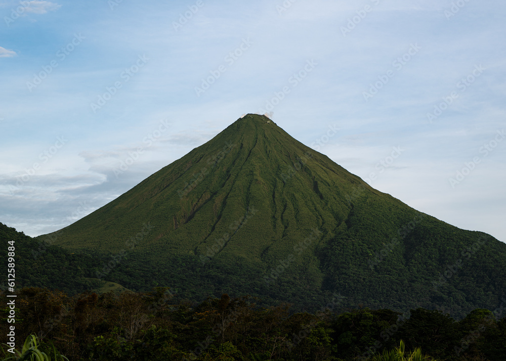 Landscape of the Arenal Volcano in Costa Rica.