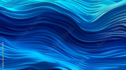 カラフルな波のアブストラクト背景イラスト,Generative AI AI画像