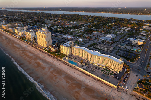 Photography Aerial drone photo of Ormond Beach, Florida