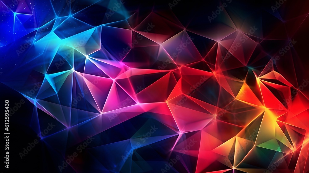ポリゴンの抽象的背景素材,Generative AI AI画像 ポリゴンの抽象的背景素材,Generative AI AI画像