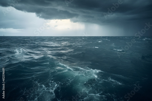 stormy sea background © Yoshimura