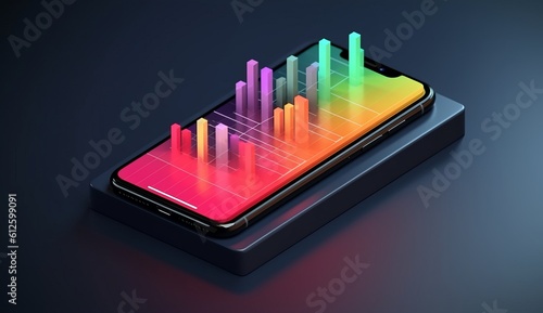 Wallpaper Mural スマートフォンのイラスト,Generative AI AI画像 Torontodigital.ca