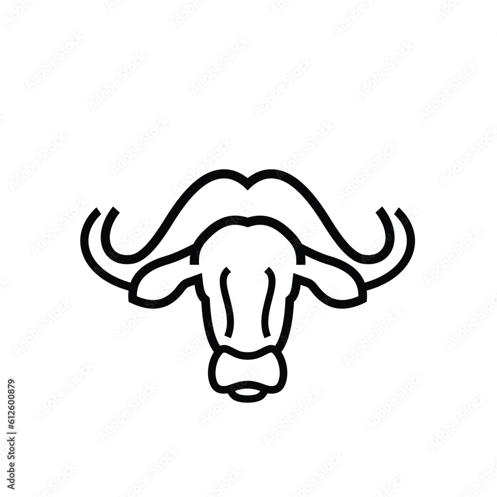 Bull Vector Icon Bull Vector Icon