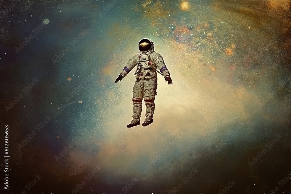 宇宙飛行士のイラスト,Generative AI AI画像