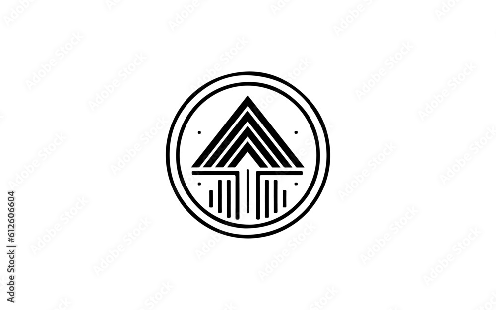 Abstract shape isolated illustration with black and white style. Abstract shape isolated illustration with black and white style.