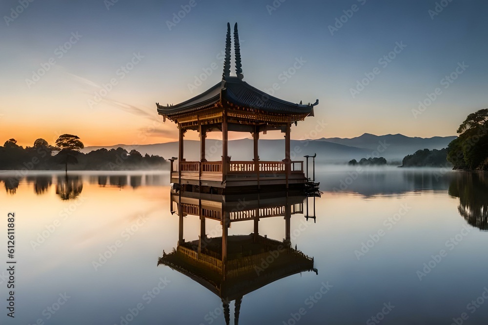 Timeless Reflections: The Majestic Pagoda's Journey through Centuries Timeless Reflections: The Majestic Pagoda's Journey through Centuries
