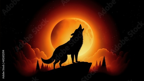 A Howling Wolf's Majestic Beauty