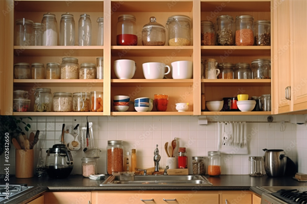 Moderna cozinha funcional de uma casa criada por IA Moderna cozinha funcional de uma casa criada por IA