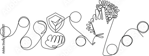 Home cleaning service landing page design concept, illustration of janitors with cleaning tools