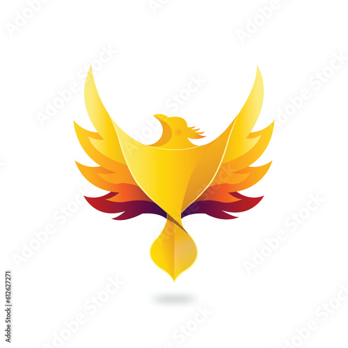 Fire Phoenix gold medal with laurel wreath