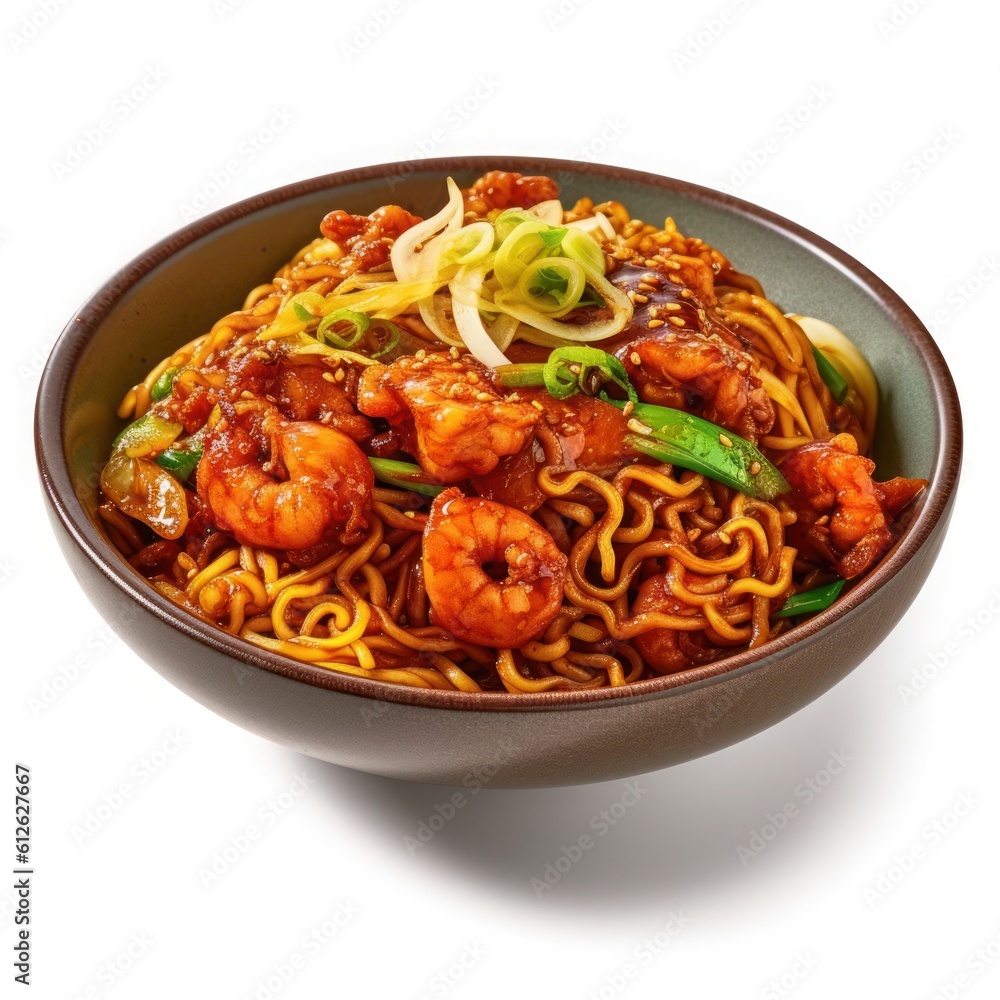 prawn fried noodles 