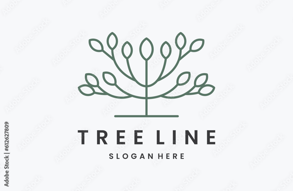 Creative tree icon logo design vector illustration. nature tree leaf logo design Creative tree icon logo design vector illustration. nature tree leaf logo design