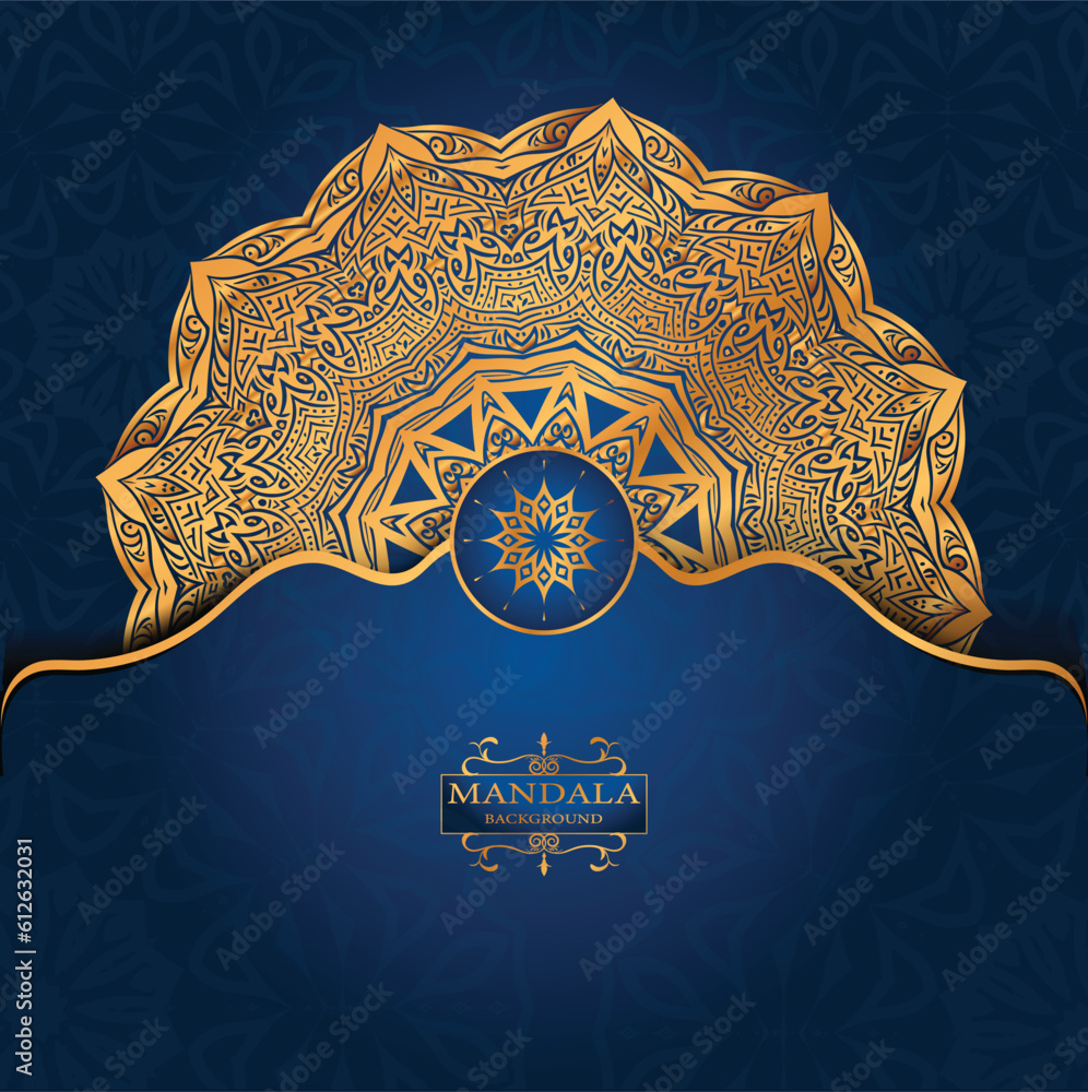 Luxury ornamental mandala design background